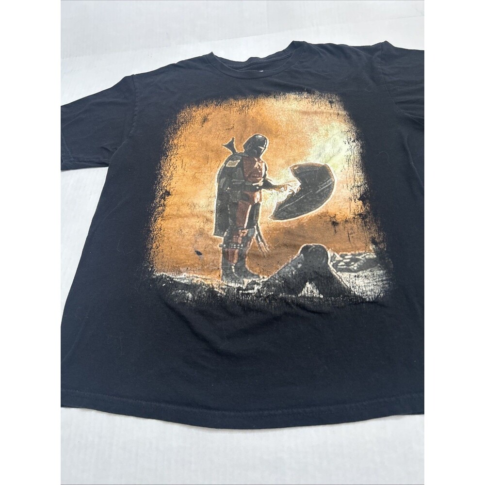 Men's Star Wars Black T-Shirt - Mad Engine Size Large Graphic